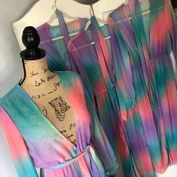 Multicolor Kaftan Coverup NEW - Picture 11 of 16